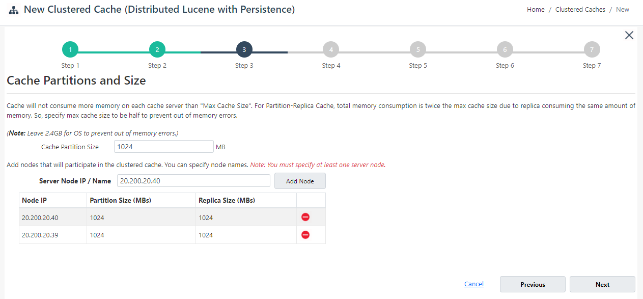 Select Nodes for Distributed Lucene Cache