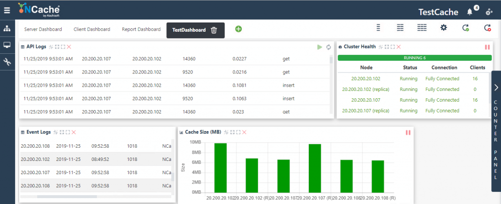 Cluster Health Monitoring for NCache 