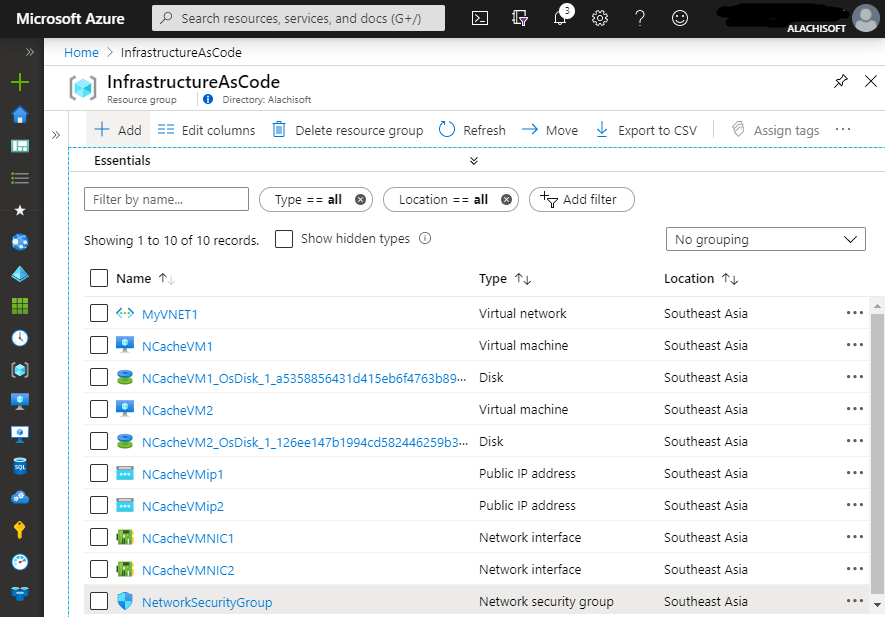 NCache deployment in Azure through Infrastructure as Code