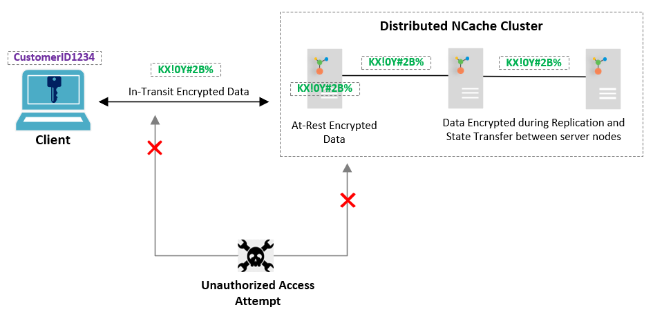 Encrypted Data In-Transit and At-Rest in NCache