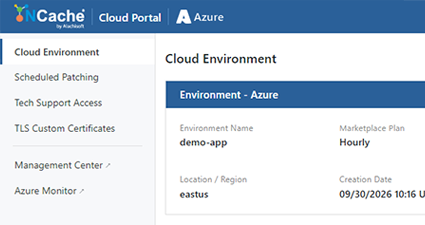 NCache Cloud Portal inside your Cloud with Integrated Security