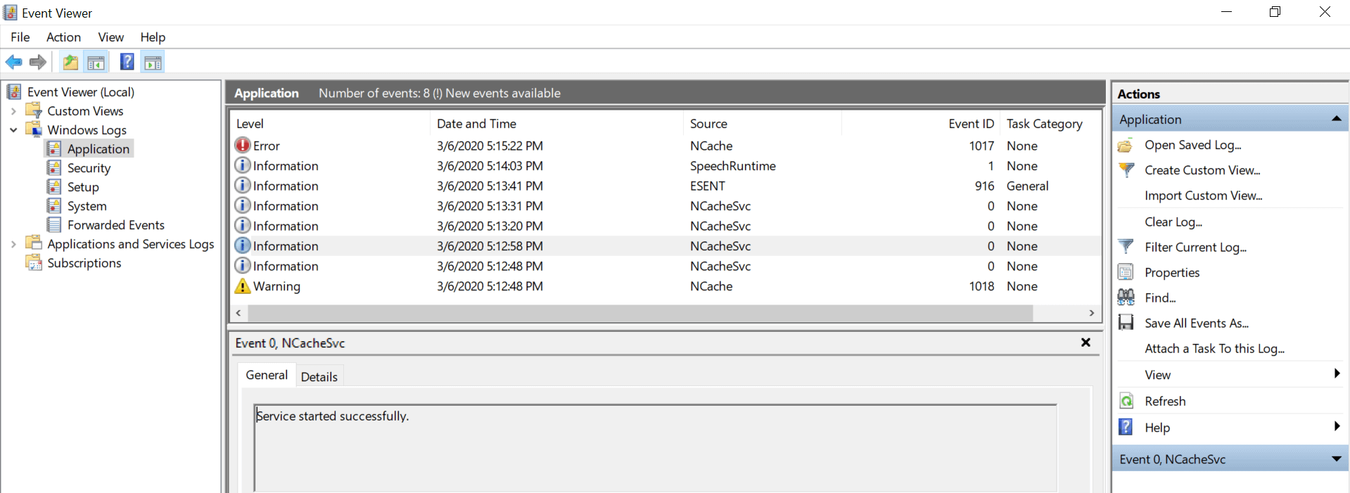 Event Viewer