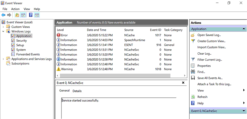 Event Viewer