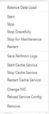 Cache service started web