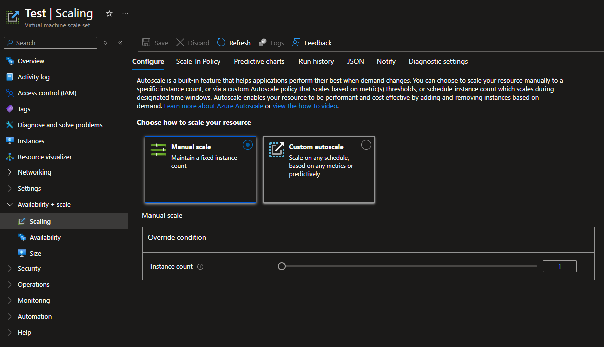 Azure Scaling