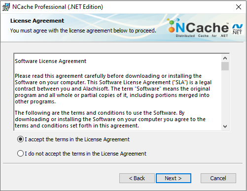 License Agreement Install Wizard