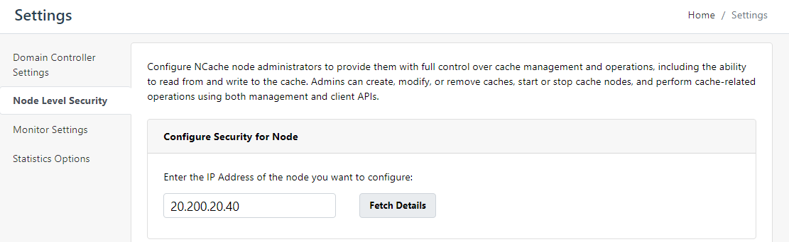 Node Level Security