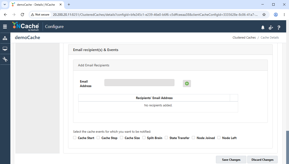 Advanced Email Alert Events