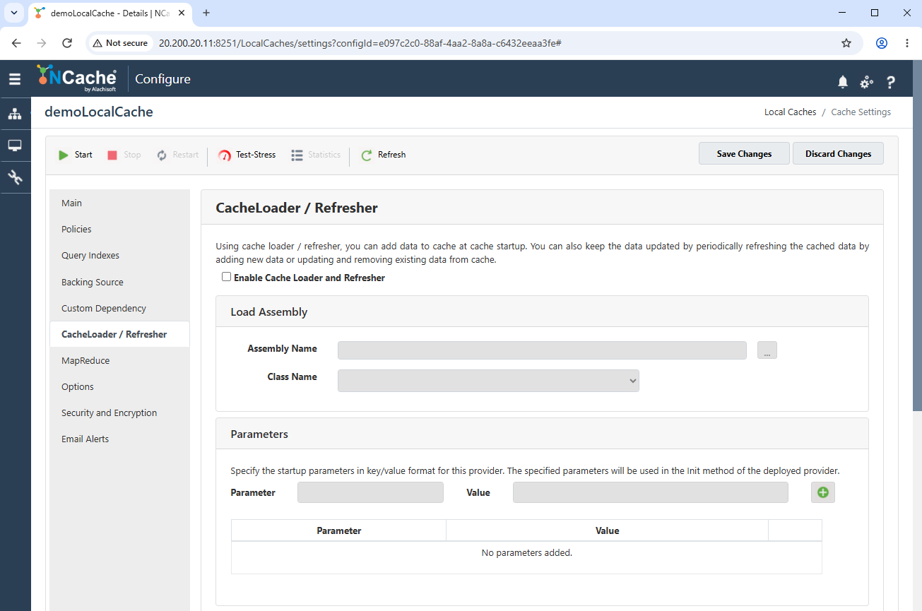 Local Cache Loader and Refresher