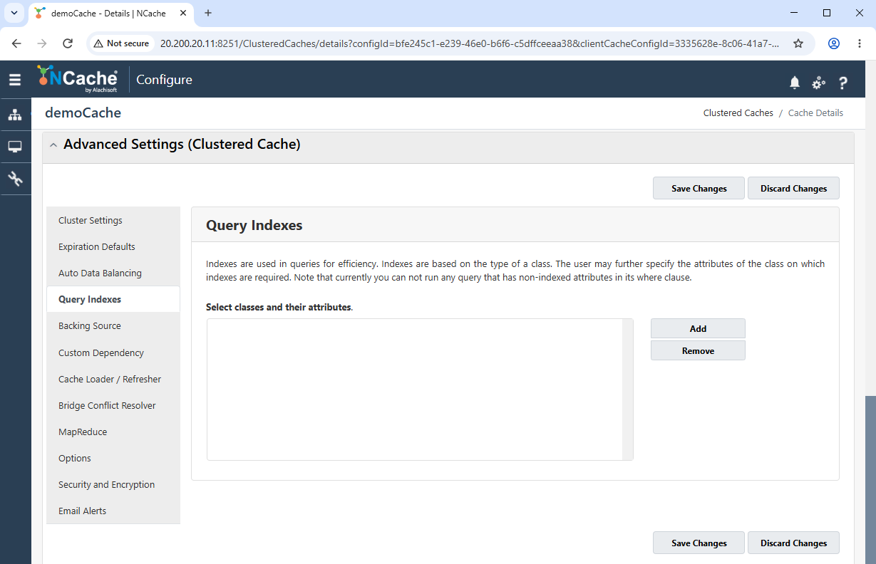Query Indexes