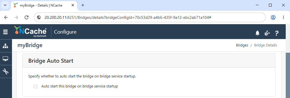 Bridge Settings