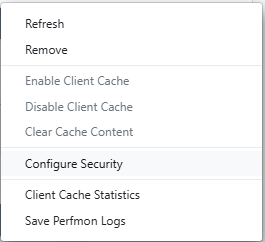 Enable Client Cache Web