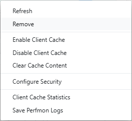 Disabled Client Cache Web