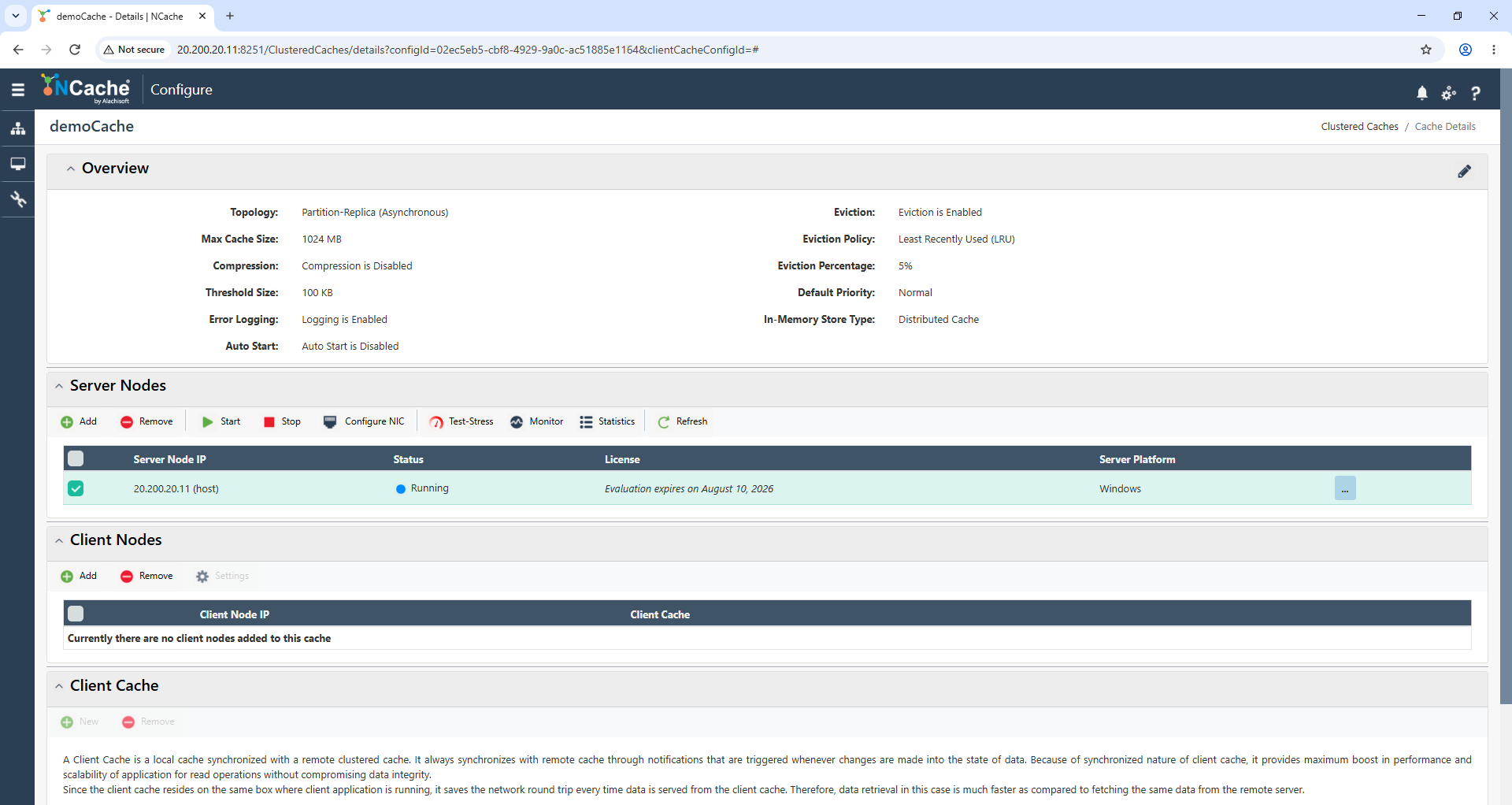 Configuration Dashboard