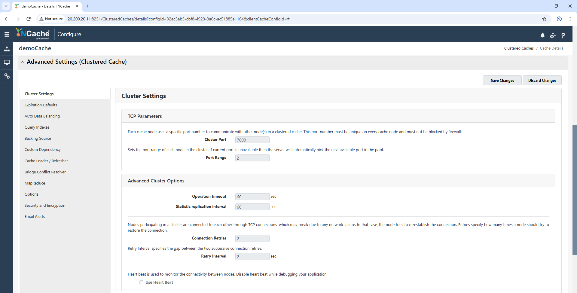 Configuration Dashboard