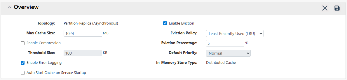 Eviction Configuration Web