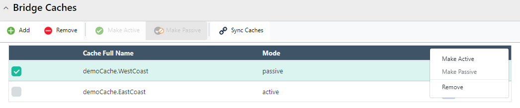 Make a Passive Cache as Active web