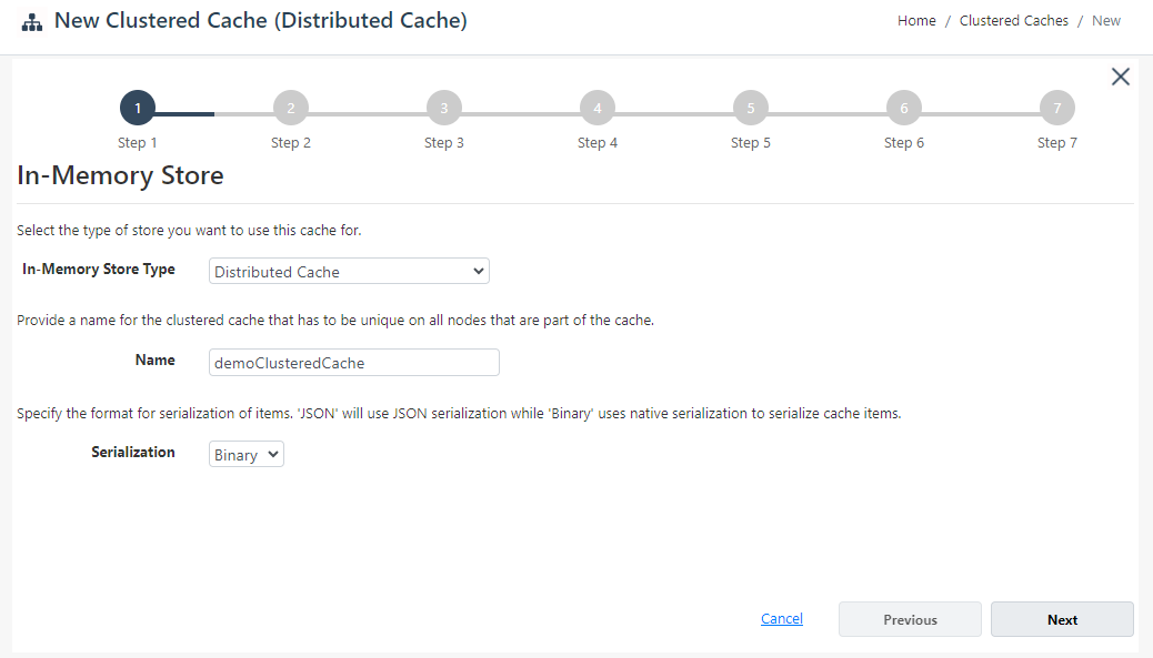 Create Distributed Cache Web