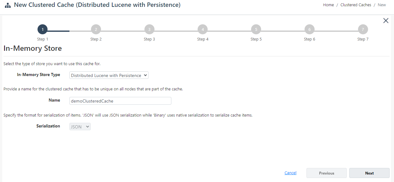 Crear caché de Lucene distribuida