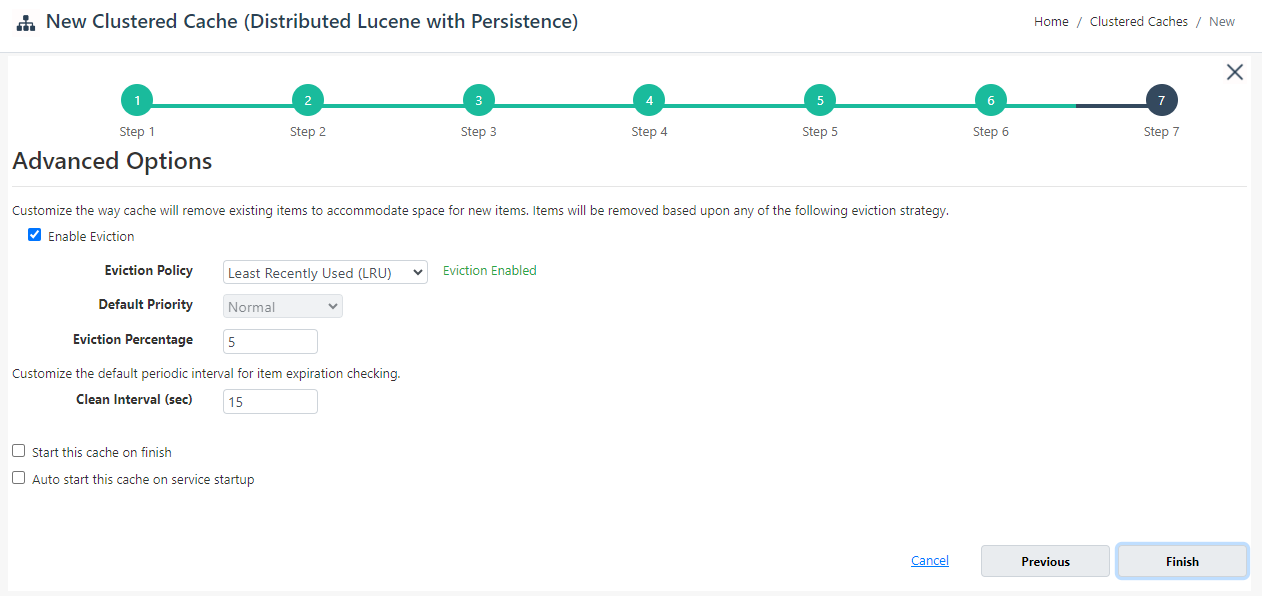 분산 Lucene 캐시의 암호화 및 압축