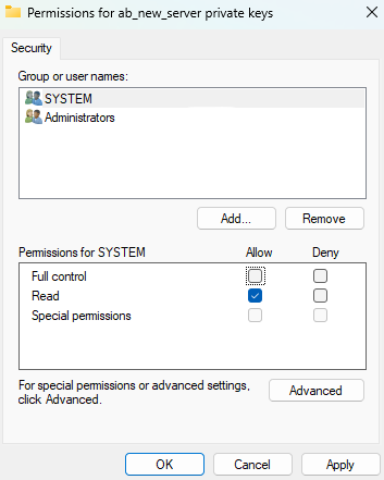 gMSA Permission Private Keys