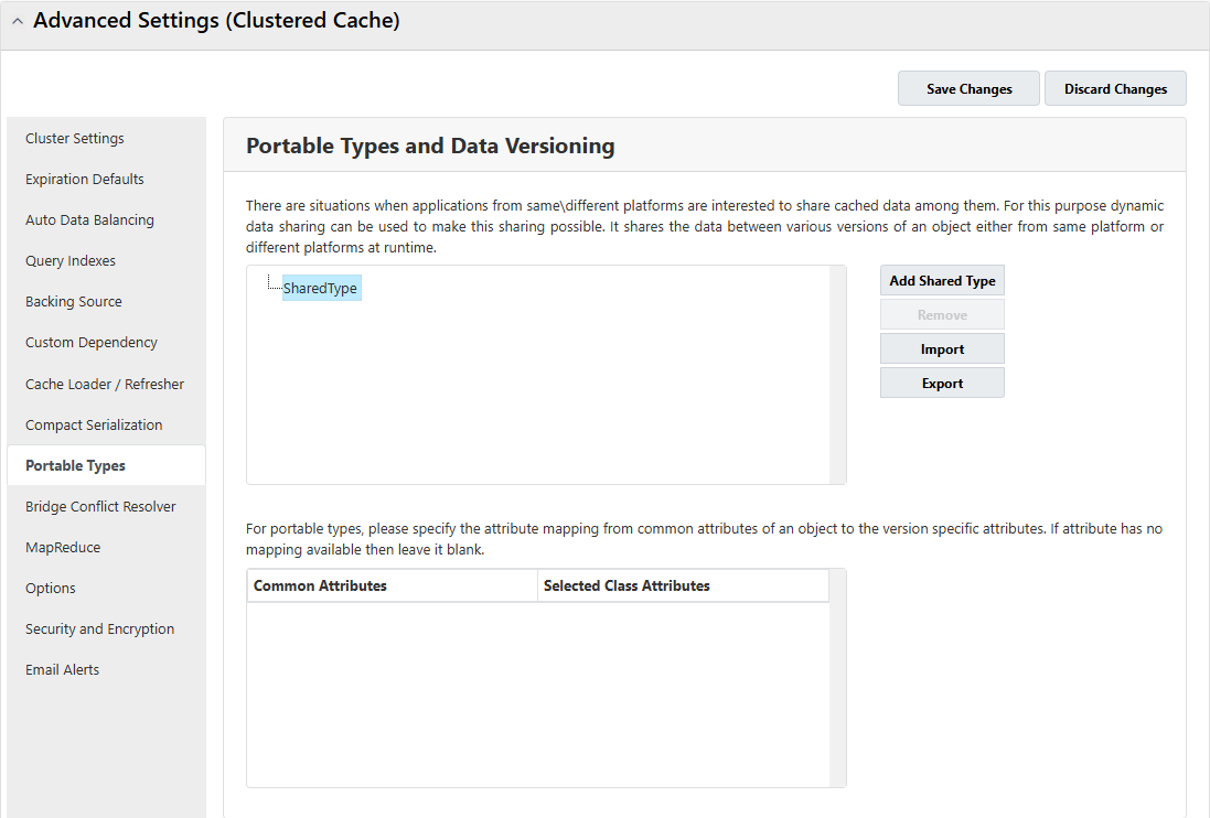 Add Shared Types for Portable Data Sharing
