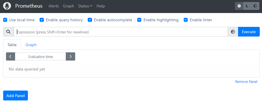 Prometheus Server Dashboard