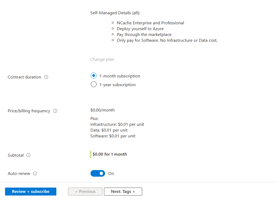 1-Month Contract Duration