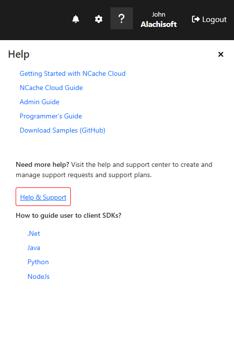 Help and Support