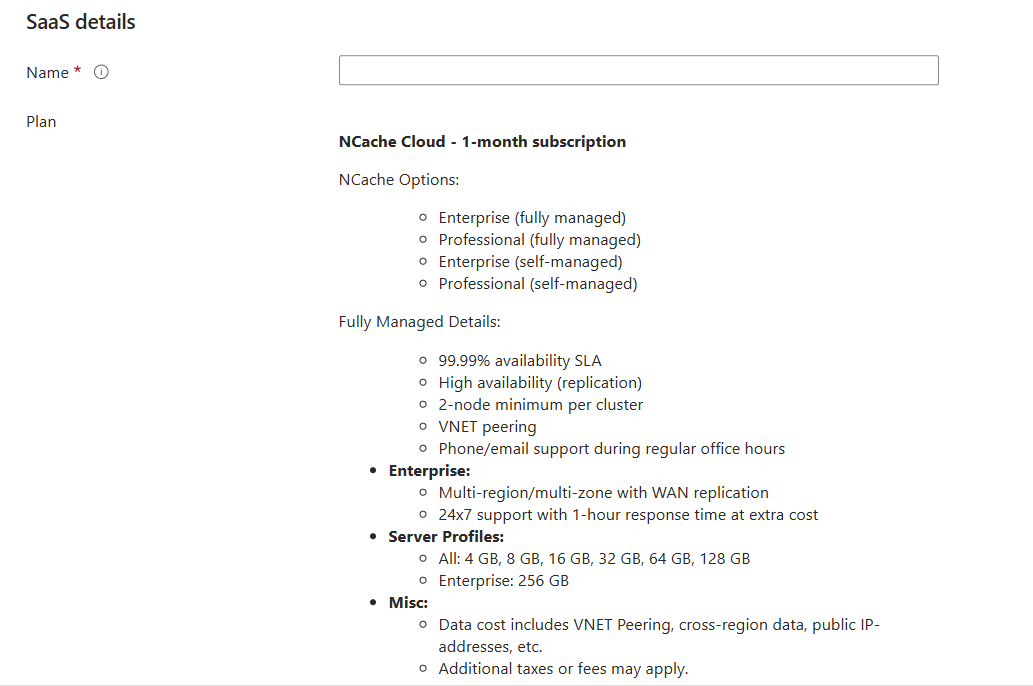 SaaS Details