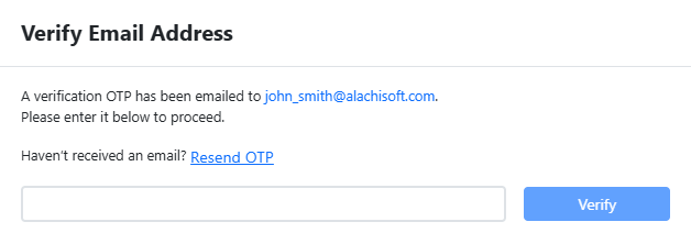 Email Verification
