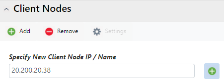 Enter Client Node Ip Web