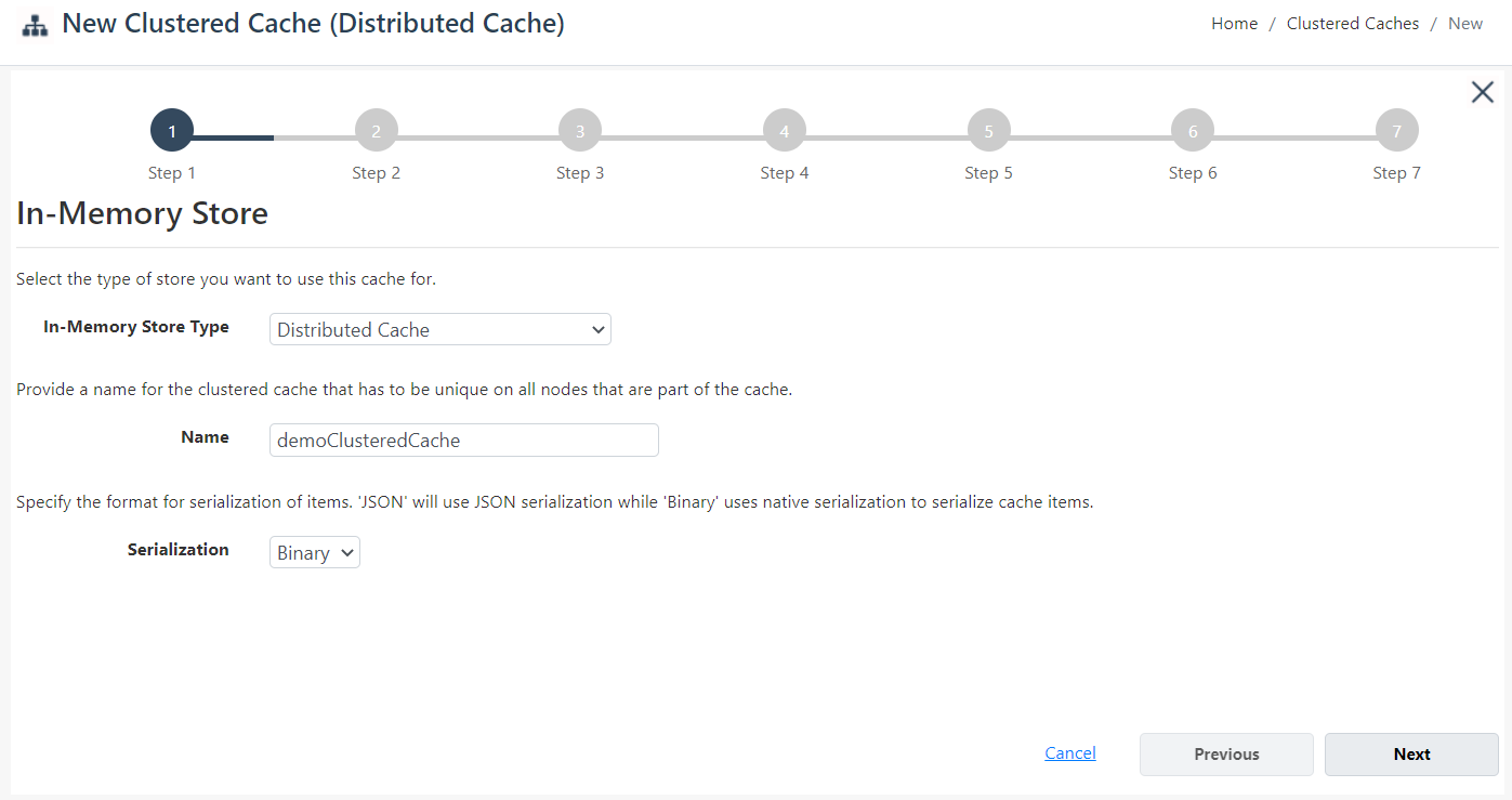 Select serialization format web