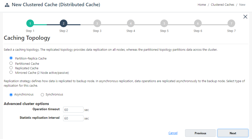 Select Caching Topology Web