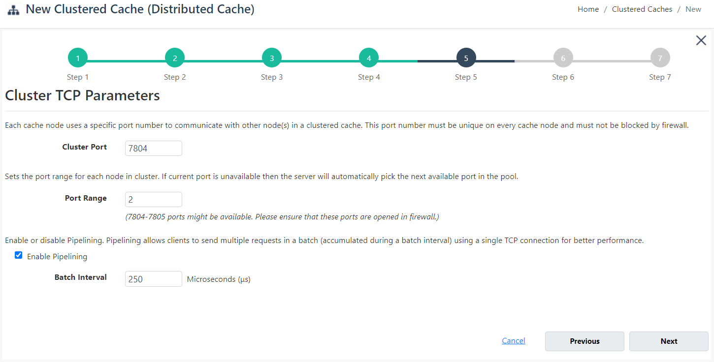 Cache Size Clustered Cache Web