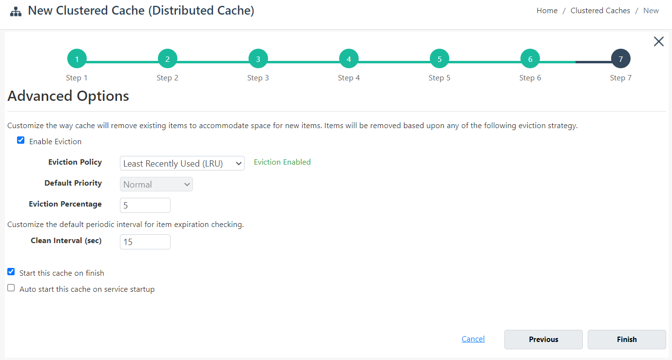 Select Eviction Distributed Cache Web