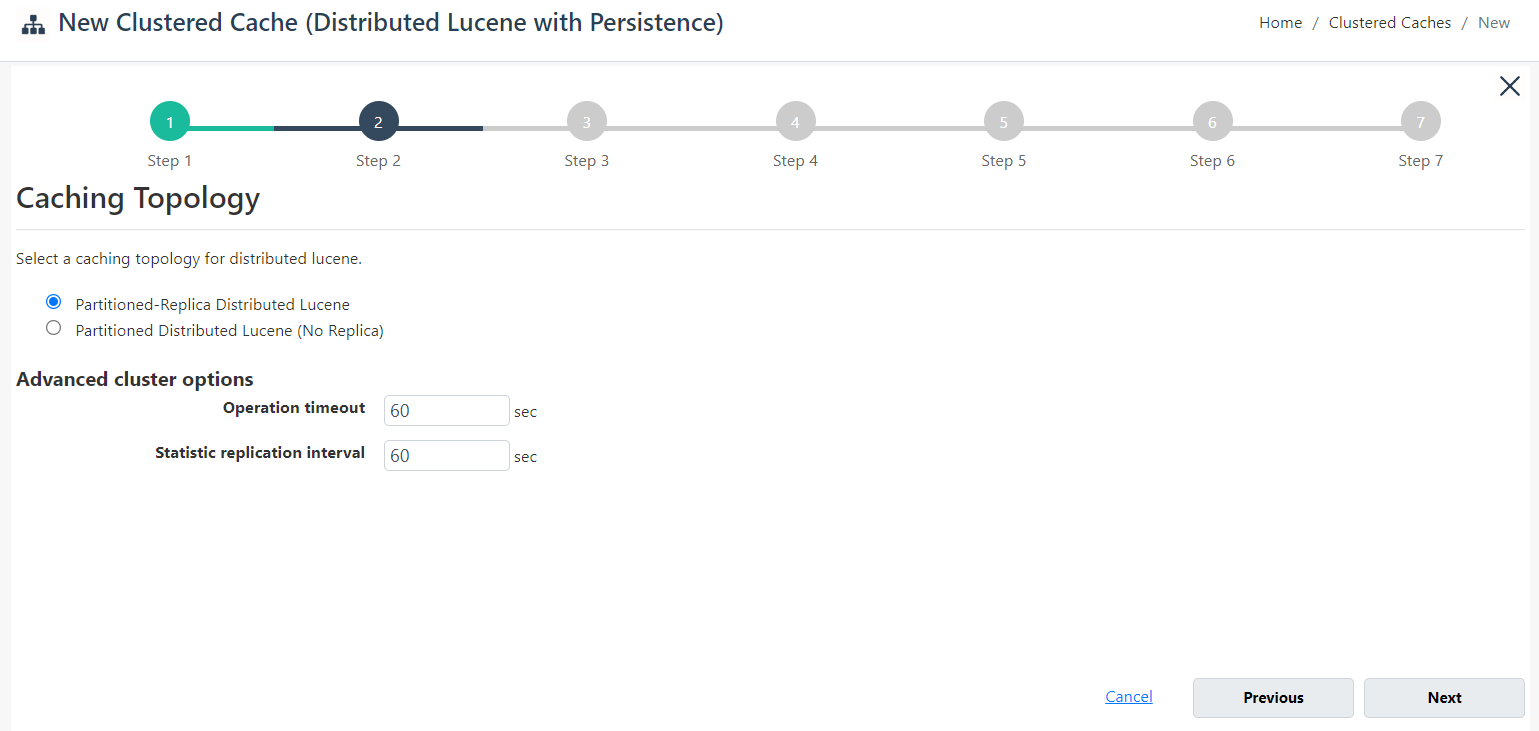 Distributed Lucene Cache Step 2