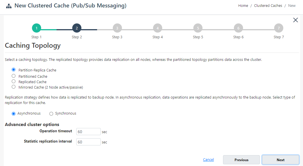 Select Caching Topology Web