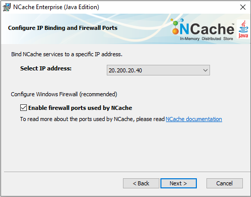 NCache Windows Installation Setup Environment Prerequisites