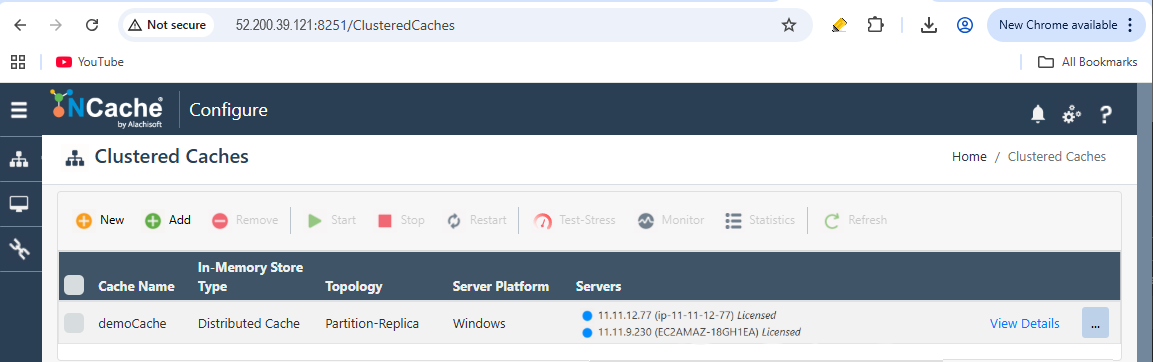 Management using Public IP with Management Port