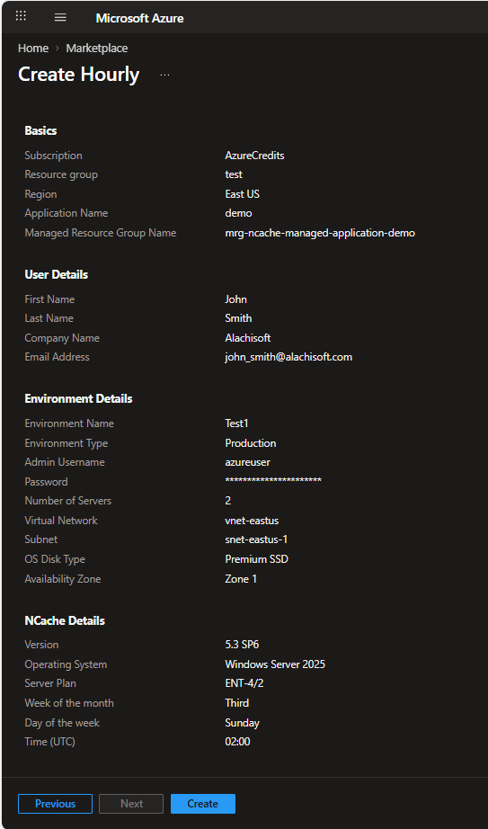Azure MarketPlace