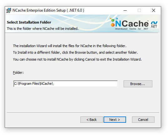 NCache Windows Installation Setup Environment Prerequisites