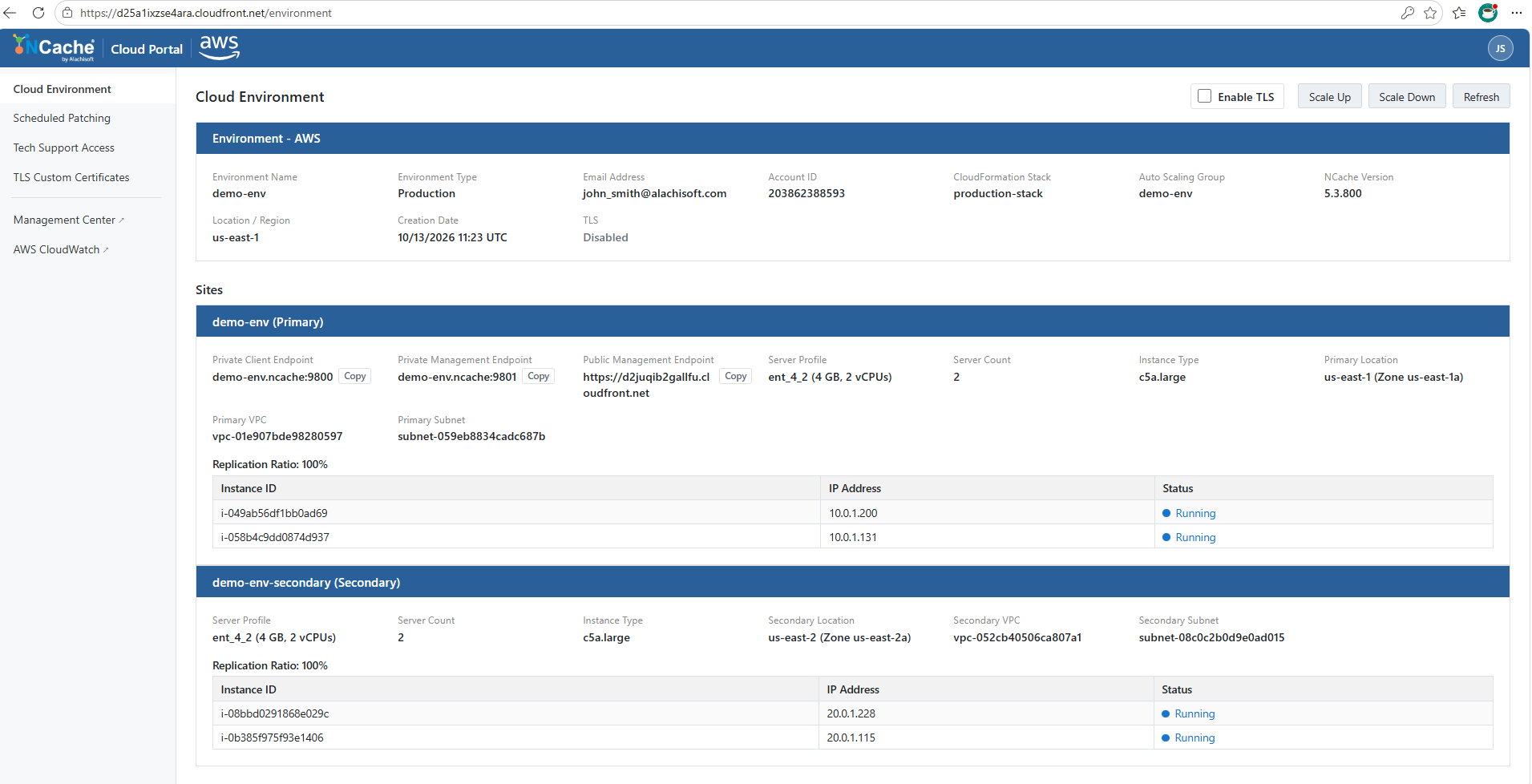 AWS Cloud Portal