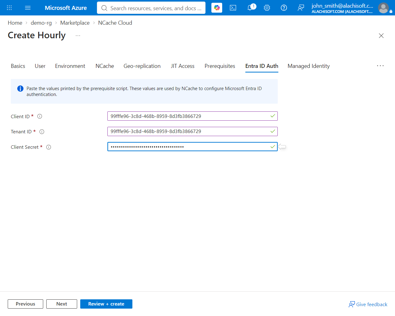 Entra ID Auth
