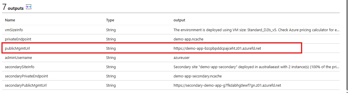 Obtain the Portal URL Azure
