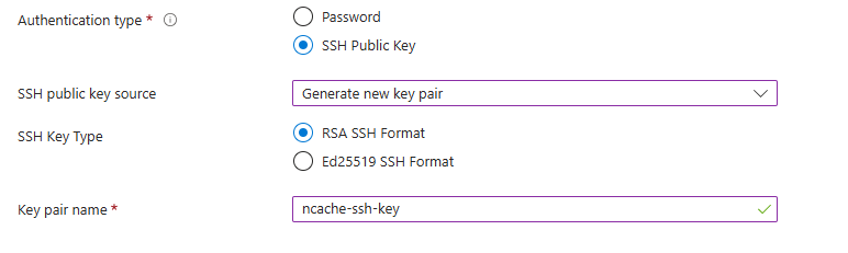 SSH Authentication Type