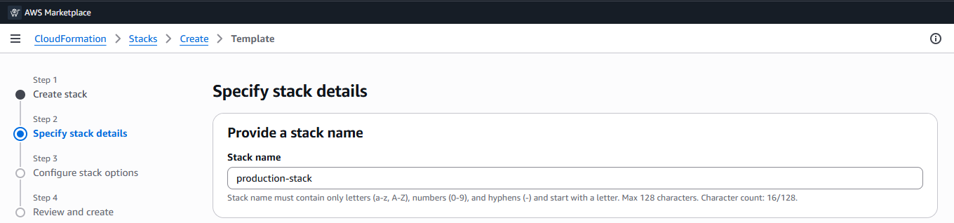 Stack Name