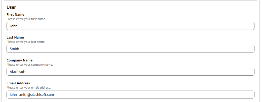 User Details