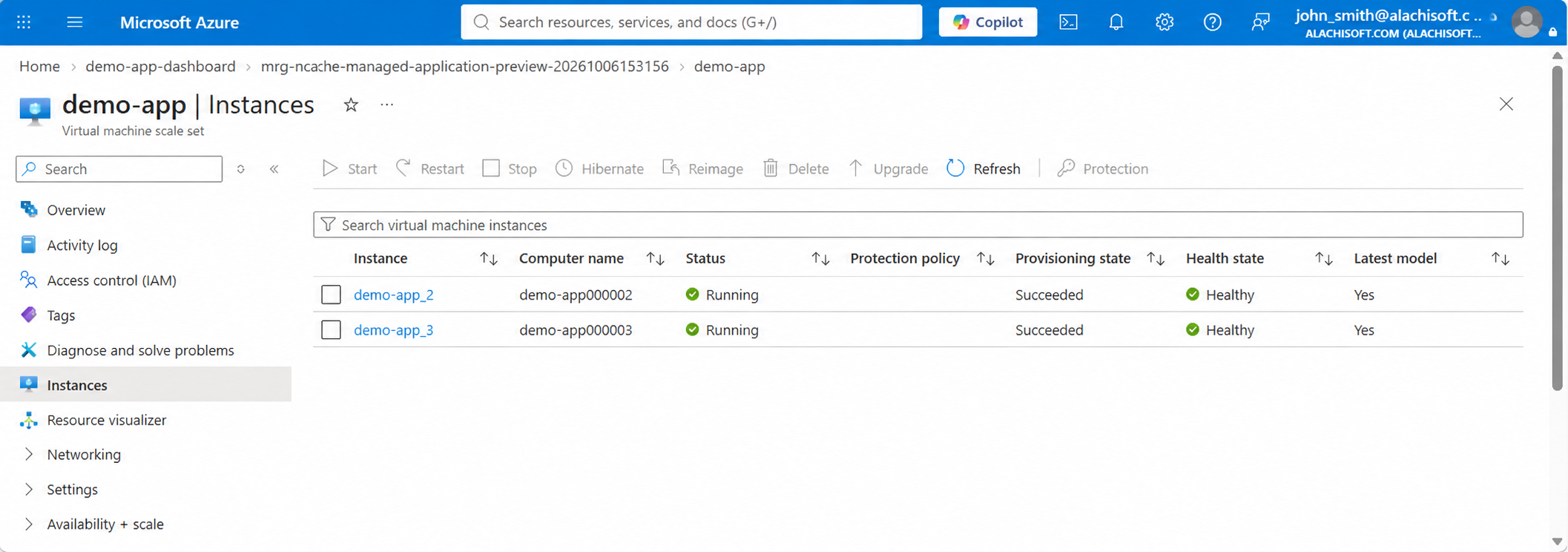 VMSS Status