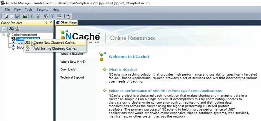  Create Cache